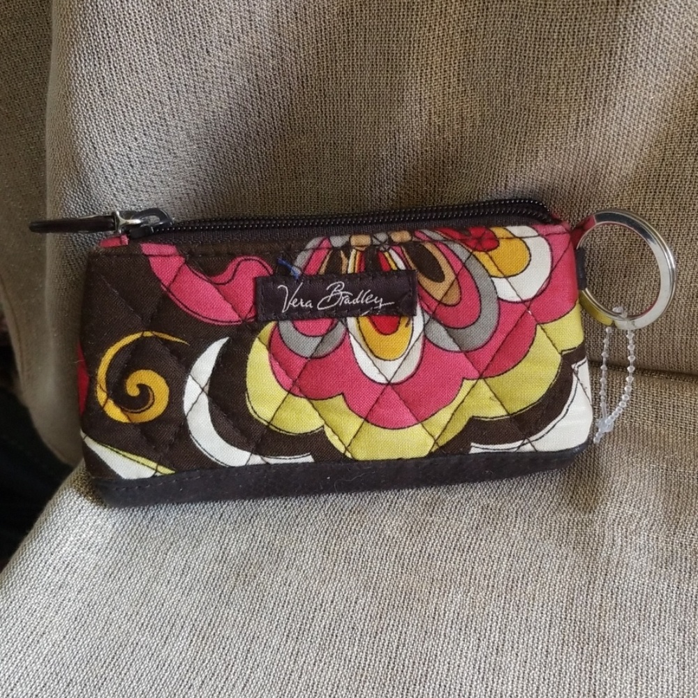 Vera Bradley small keychain pouch